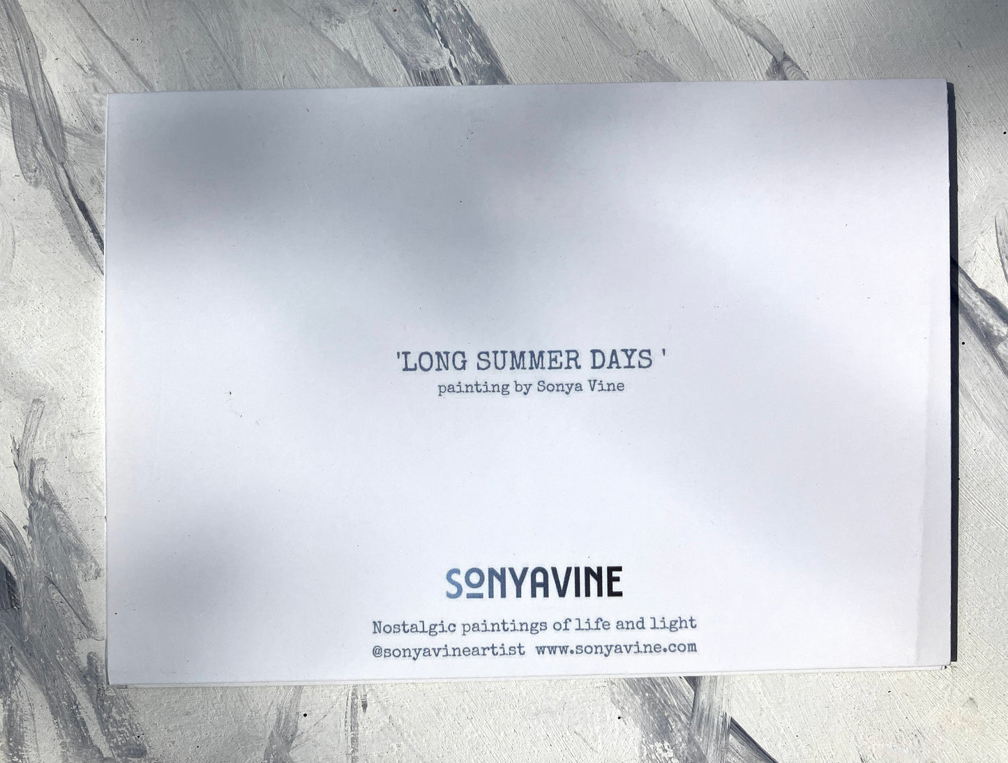 Long Summer Days PACK OF 5 CARDS