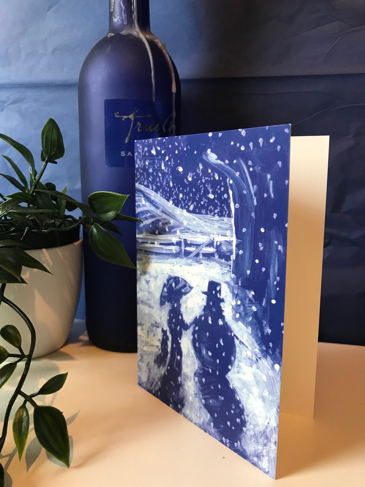 Watching the Snow PACK OF 5 CARDS